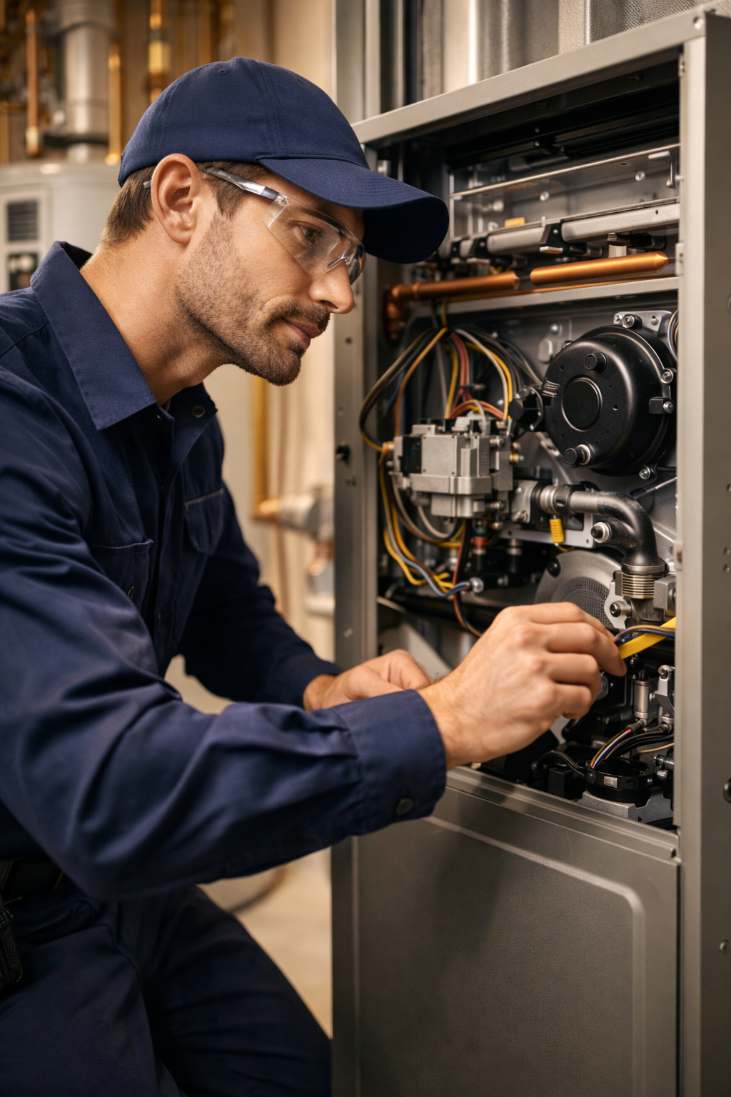 Furnace cleaning and inspection service in Wetaskiwin